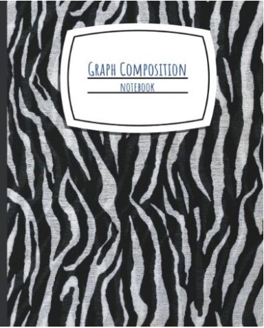 Quad Ruled | 120 Pages | 8.5 x 11" | Zebra Pattern